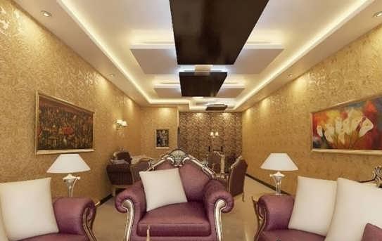 انواع طرح و مدل کناف پذیرایی برای سقف و دیوار