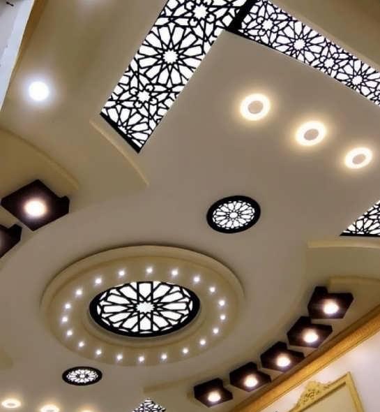 انواع طرح و مدل کناف پذیرایی برای سقف و دیوار