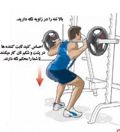 آموزش حرکت اسکات و تمام مزایایی که برای عضلات و ماهیچه ها دارد