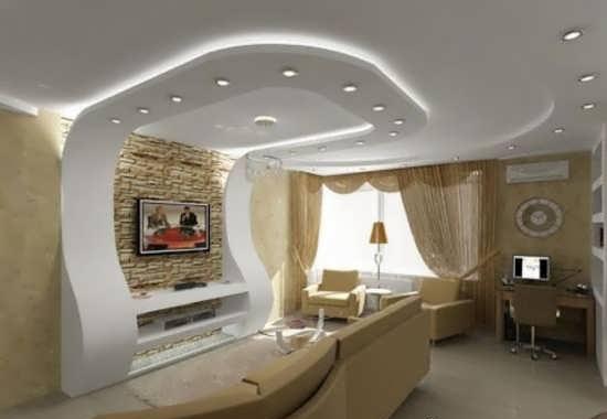 انواع طرح و مدل کناف پذیرایی برای سقف و دیوار