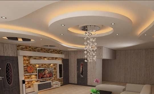 انواع طرح و مدل کناف پذیرایی برای سقف و دیوار