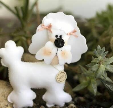 ساخت عروسک سگ نمدی