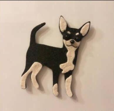 ساخت عروسک سگ نمدی