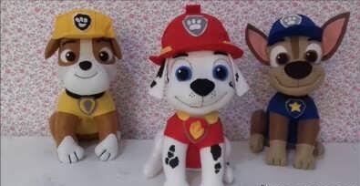 ساخت عروسک سگ نمدی