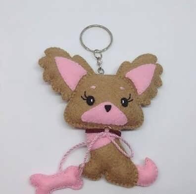 ساخت عروسک سگ نمدی