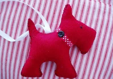 ساخت عروسک سگ نمدی