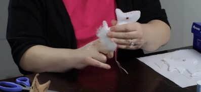 ساخت عروسک سگ نمدی