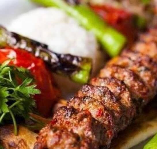 تزیین کباب کوبیده مجلسی