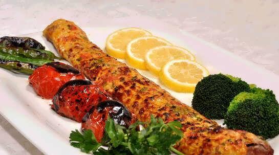 تزیین کباب کوبیده مجلسی