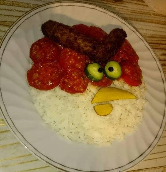 تزیین کباب کوبیده مجلسی