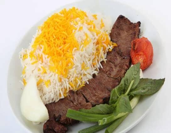 تزیین کباب کوبیده مجلسی