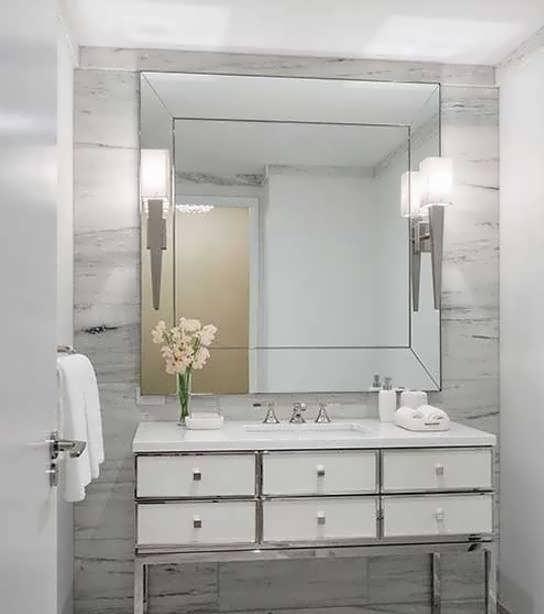 مدل آینه سرویس بهداشتی