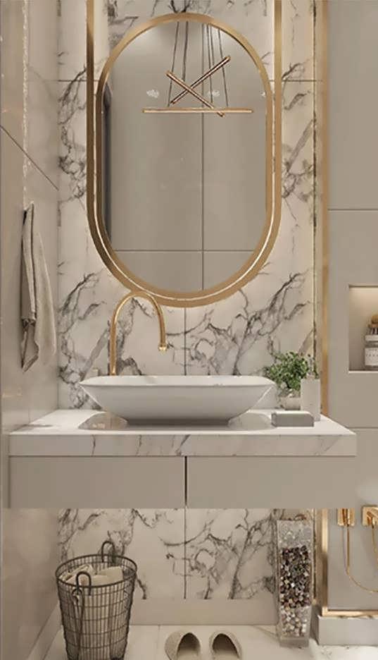 مدل آینه سرویس بهداشتی