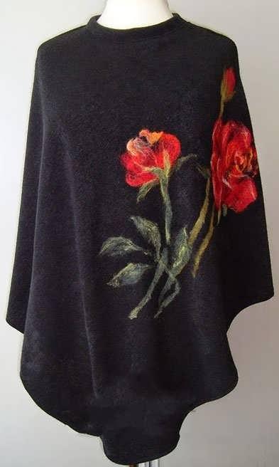 کچه دوزی روی لباس