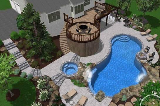 استخر رو باز