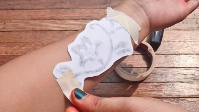 ساخت شابلون حنا با طرحی شیک و ساده