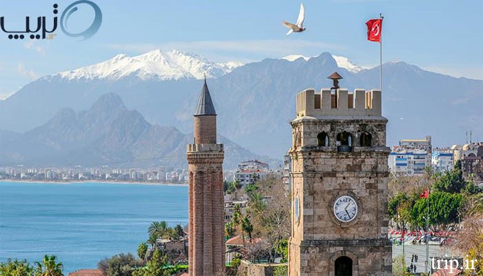 مقایسه برج گالاتا استانبول و برج ساعت آنتالیا