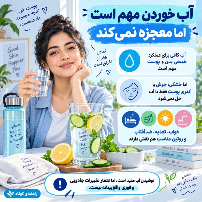 آب خوردن مهم است اما معجزه نمی‌کند