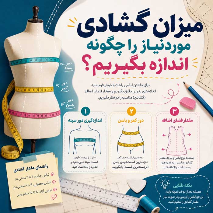 گشاد کردن لباس تنگ بدون خیاطی؛ روشهای مناسب برای پارچههای مختلف؛ نکات جلوگیری از تغییر فرم میزان گشادی موردنیاز را چگونه اندازه بگیریم؟