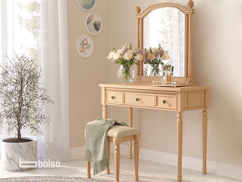 راهنمای نحوه تزئین و چیدمان میز آرایش عروس و دخترانه