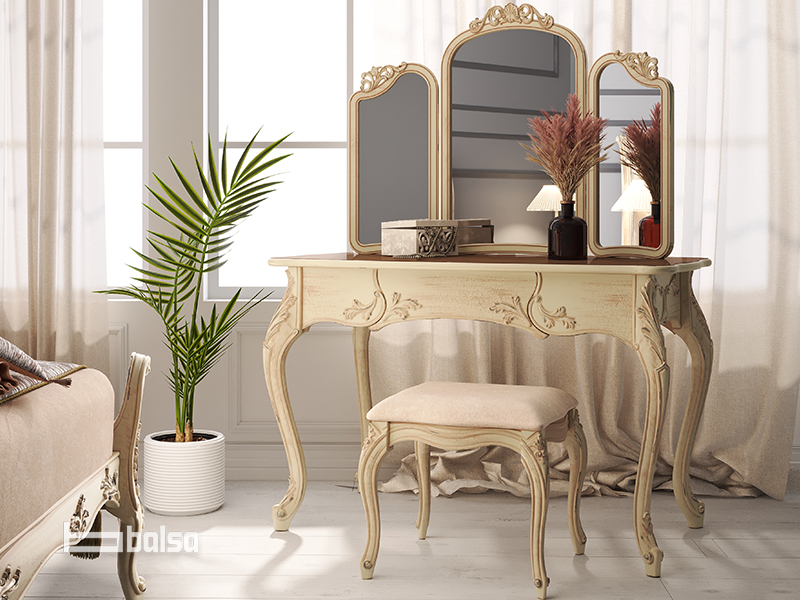 راهنمای نحوه تزئین و چیدمان میز آرایش عروس و دخترانه