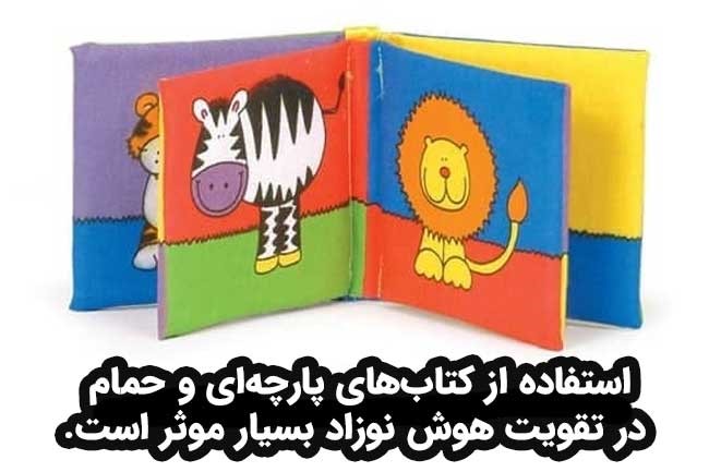 استفاده از کتاب های مخصوص نوزادان منجر به تقویت هوش آن ها می شود