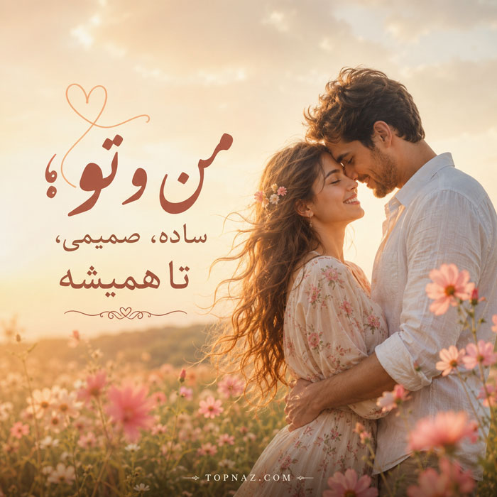 عکس نوشته عشقولانه دو نفره برای مخاطب خاص عکس نوشته عشقولانه دو نفره برای مخاطب خاص