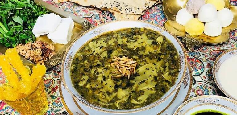 طرز تهیه آش لخشک مشهد با کشک و آش لخشک گنابادی و افغانی خوش طعم