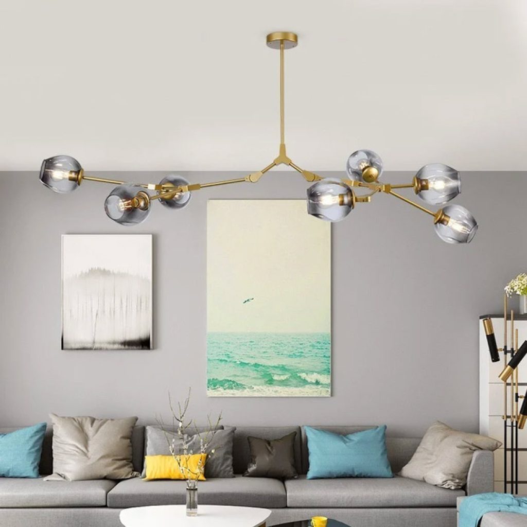 مدل لوستر حبابی شکل و تصاویر مدل های لوستر برای پذیرایی، نشیمن، آشپزخانه و خواب