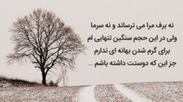 کپشن جدید و زیبا در مورد زمستان | متن های برف و سرما و فصل زمستان برای کپشن کپشن جدید و زیبا در مورد زمستان