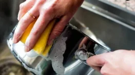 تمیز کردن قابلمه سوخته