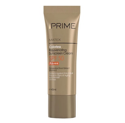 کرم ضدآفتاب رنگی پریم مدل Matex Tinted Rejuvenating SPF 50 حجم 40 میلی لیتر