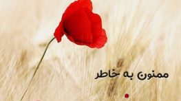 تشکر از همسرم بابت سوپرایز تولد