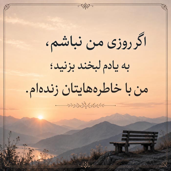 متن غمگین درباره نبودنم و خاطره‌ها