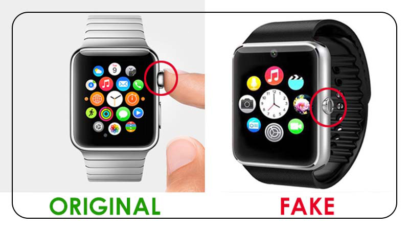 تفاوت اپل واچ اصل و فیک (تشخیص ساعت اپل واچ رسمی از فیک)