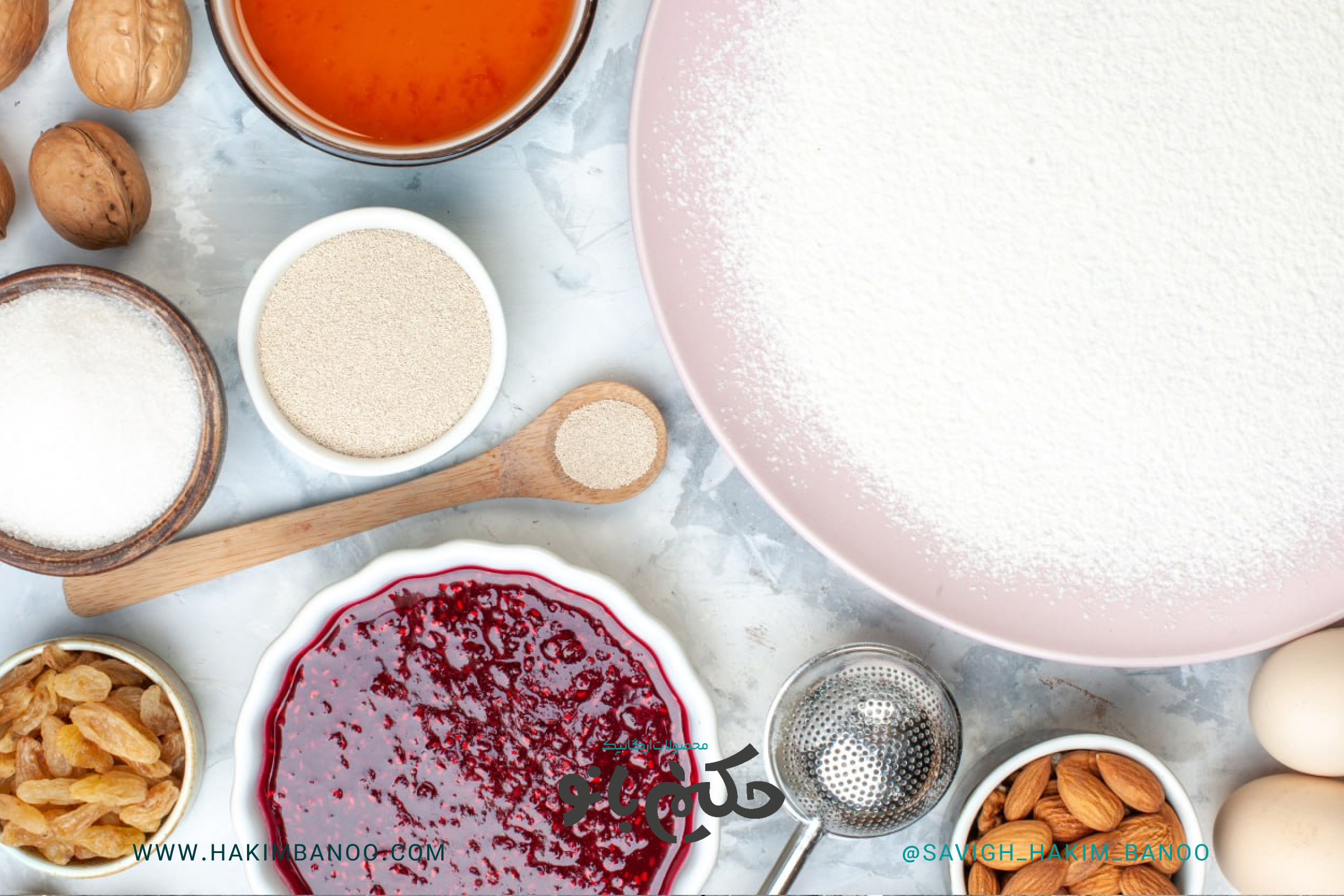 طرز تهیه فرنی بادام