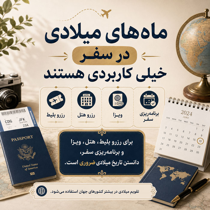 ماه های میلادی به ترتیب + معادل شمسی ماه های میلادی ترتیب ماه های میلادی