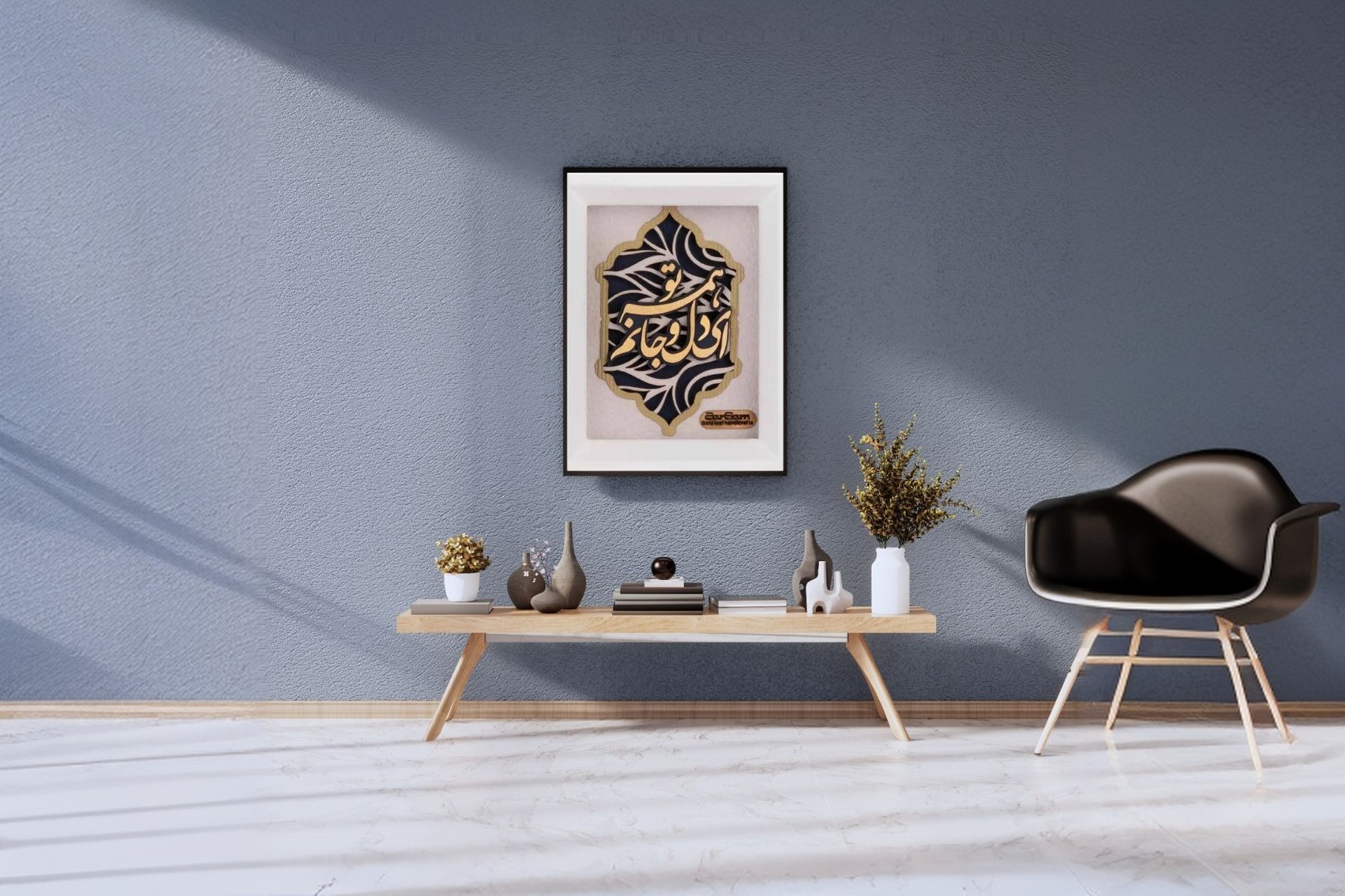 تزئین منزل با تابلو ورق طلا؛ ترکیب اصالت و لوکس گرایی