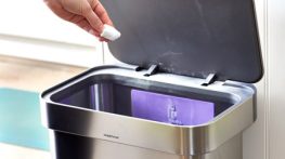 از بین بردن بوی بد سطل زباله