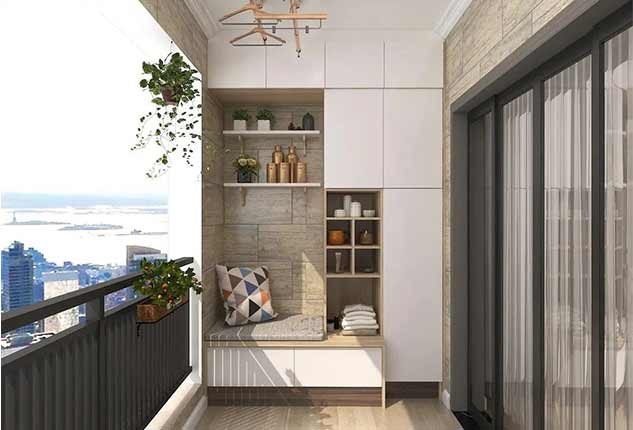 15 ترفند جذاب برای دیزاین بالکن کوچک آپارتمانی + تصاویر