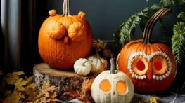 تزئین کدو تنبل برای شب یلدا