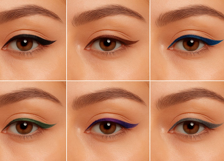انواع رنگ خط چشم مناسب رنگ چشم شما