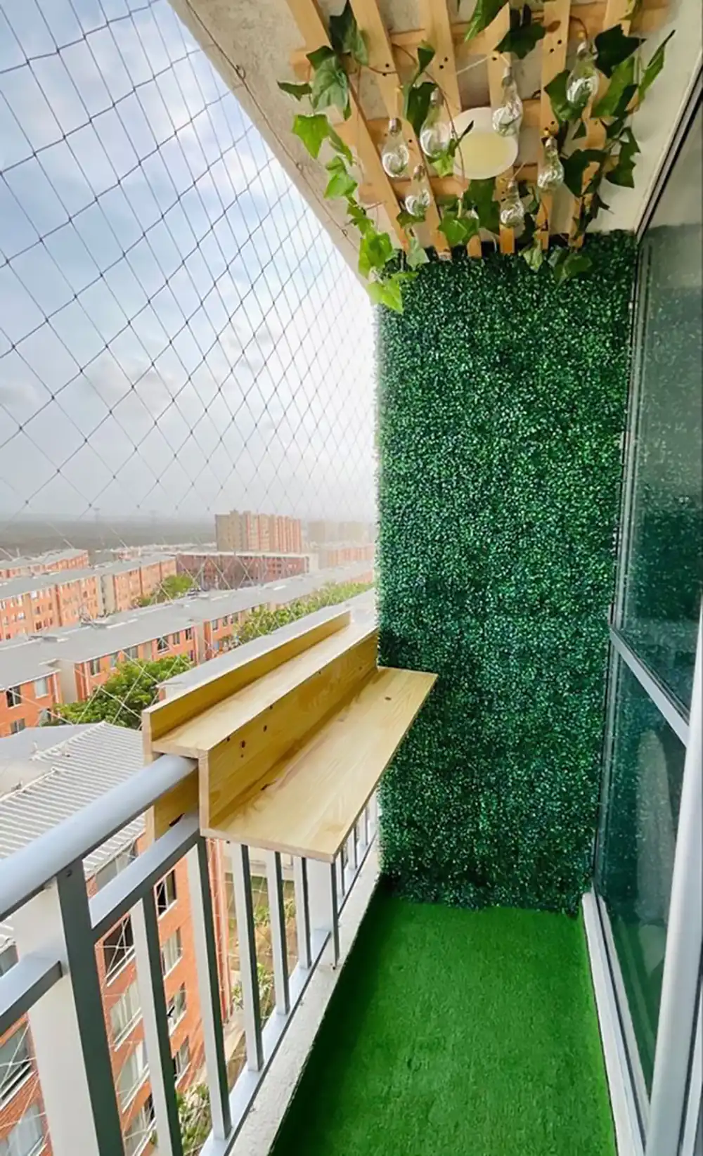 15 ترفند جذاب برای دیزاین بالکن کوچک آپارتمانی + تصاویر