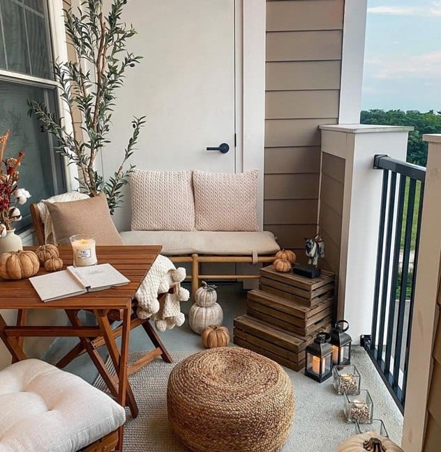 15 ترفند جذاب برای دیزاین بالکن کوچک آپارتمانی + تصاویر