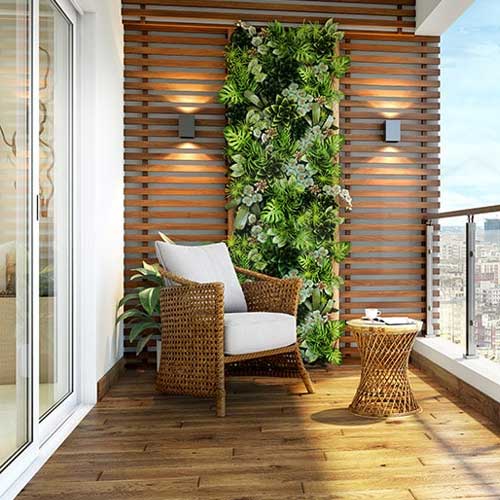 15 ترفند جذاب برای دیزاین بالکن کوچک آپارتمانی + تصاویر