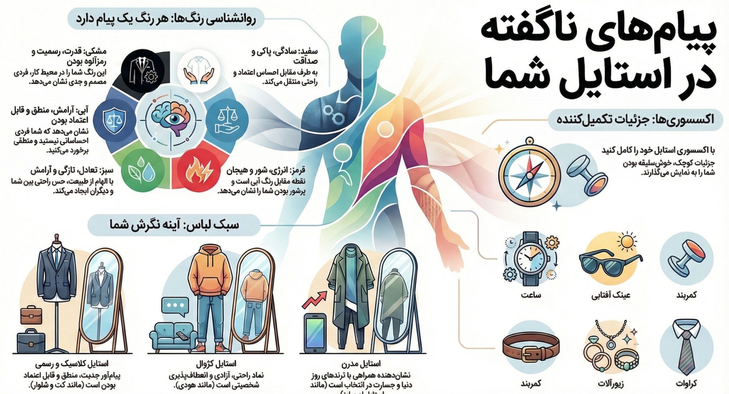 7 پیام ناگفته مدل لباس پوشیدن شما در اولین برخورد