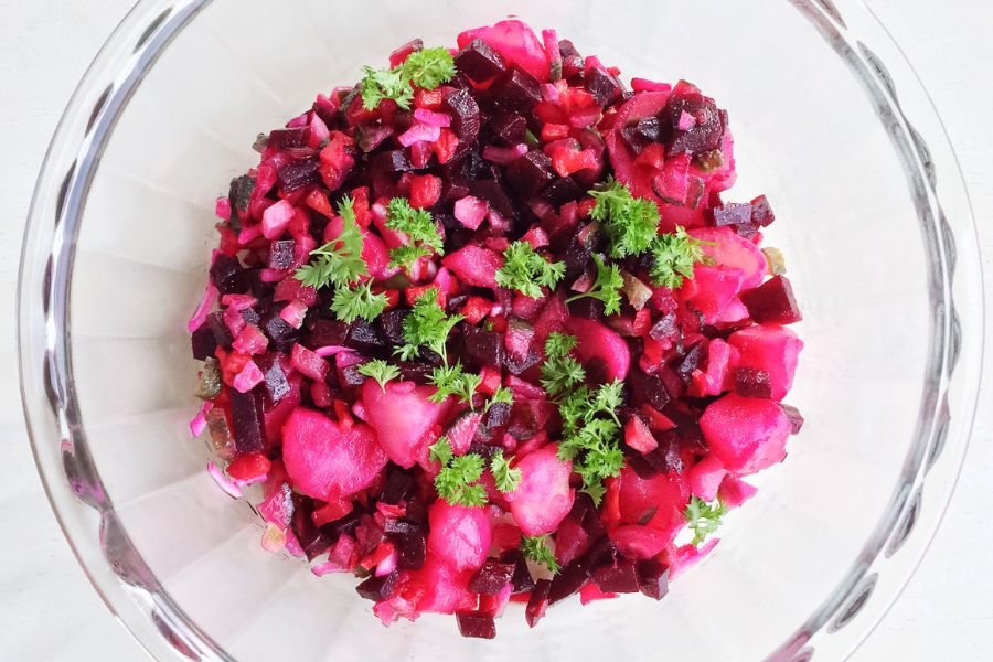 انواع سالادهای شیک و رنگارنگ برای شب یلدا (۱۰ سالاد بی نظیر) انواع سالادهای شیک و رنگارنگ برای شب یلدا (۱۰ سالاد بی نظیر)