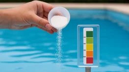 مایع کاهش دهنده سختی آب استخر