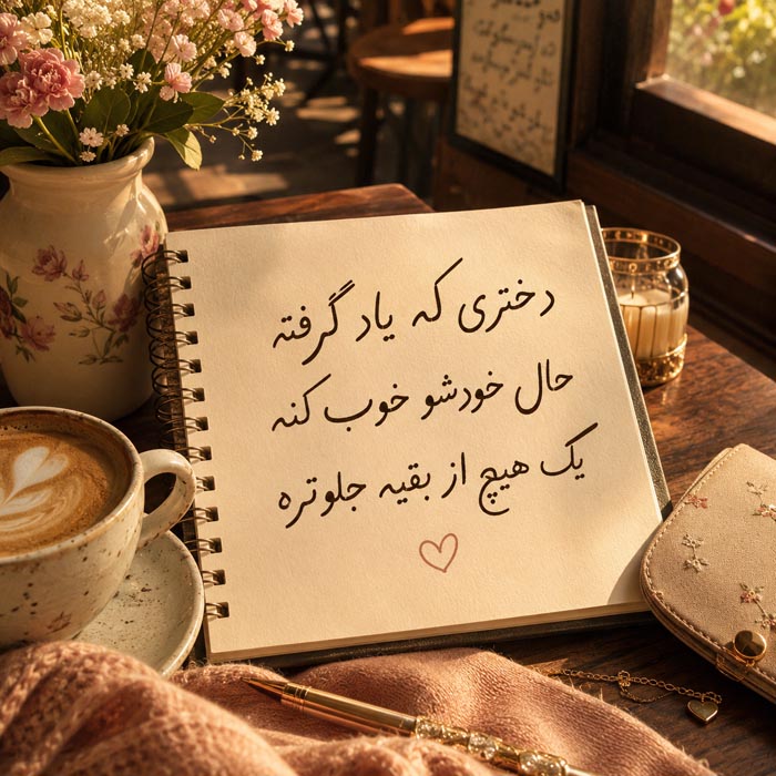 جمله خاص دخترانه شماره ۱۱ جمله خاص دخترانه شماره ۱۱