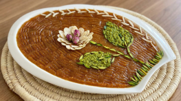 تزیین حلوا و خرما برای مراسم ختم